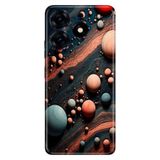 Senada Tecno Spark 10 Pro ile Uyumlu Kılıf Resimli Desenli Silikon Gezegen