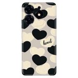 Senada Tecno Spark 10 Pro ile Uyumlu Kılıf Resimli Desenli Silikon Heart