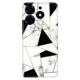 Senada Tecno Spark 10 Pro ile Uyumlu Kılıf Resimli Desenli Silikon İtalyan Mermer