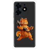 Senada Tecno Spark 10 Pro ile Uyumlu Kılıf Resimli Desenli Silikon KarakterGarfield