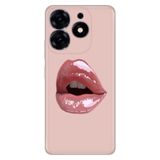 Senada Tecno Spark 10 Pro ile Uyumlu Kılıf Resimli Desenli Silikon Lipstick