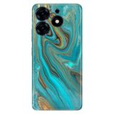 Senada Tecno Spark 10 Pro ile Uyumlu Kılıf Resimli Desenli Silikon Liquid Mermer