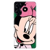 Senada Tecno Spark 10 Pro ile Uyumlu Kılıf Resimli Desenli Silikon Minnie Smile