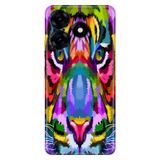 Senada Tecno Spark 10 Pro ile Uyumlu Kılıf Resimli Desenli Silikon Retro Aslan