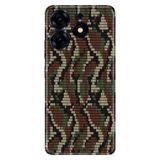 Senada Tecno Spark 10 Pro ile Uyumlu Kılıf Resimli Desenli Silikon X Kamuflaj