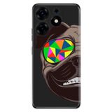 Senada Tecno Spark 10 Pro İle Uyumlu Kılıf Silikon Desenli Tam Koruma Resimli Kapak Bugs