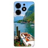 Senada Tecno Spark 10 Pro İle Uyumlu Kılıf Silikon Desenli Tam Koruma Resimli Kapak Como