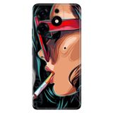 Senada Tecno Spark 10 Pro İle Uyumlu Kılıf Silikon Desenli Tam Koruma Resimli Kapak Cool Girl