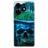 Senada Tecno Spark 10 Pro İle Uyumlu Kılıf Silikon Desenli Tam Koruma Resimli Kapak Gizemli Orman