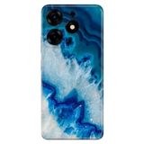 Senada Tecno Spark 10 Pro İle Uyumlu Kılıf Silikon Desenli Tam Koruma Resimli Kapak Koyu Ametist