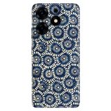 Senada Tecno Spark 10 Pro İle Uyumlu Kılıf Silikon Desenli Tam Koruma Resimli Kapak Mavi Dokunuş