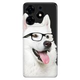 Senada Tecno Spark 10 Pro İle Uyumlu Kılıf Silikon Desenli Tam Koruma Resimli Kapak Prof Dog