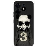 Senada Tecno Spark 10 Pro İle Uyumlu Kılıf Silikon Desenli Tam Koruma Resimli Kapak Skull Panda