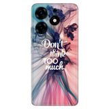 Senada Tecno Spark 10 Pro İle Uyumlu Kılıf Silikon Desenli Tam Koruma Resimli Kapak Too Much