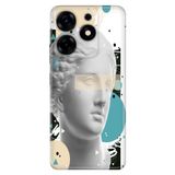 Senada Tecno Spark 10 Pro İle Uyumlu Kılıf Silikon Desenli Tam Koruma Resimli Kapak Venus Pop Art