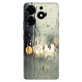 Senada Tecno Spark 10 Pro İle Uyumlu Kılıf Silikon Desenli Tam Koruma Resimli Kapak Yağmurlu Bir Akşam