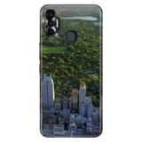 Senada Tecno Spark 7 Pro İle Uyumlu Kılıf Renkli Resimli Silikon Central Park