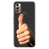Senada Tecno Spark 7T İle Uyumlu Kılıf Renkli Resimli Silikon Okey