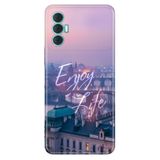 Senada Tecno Spark 8 Pro ile Uyumlu Kılıf Resimli Desenli Silikon Enjoy Life