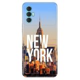 Senada Tecno Spark 8 Pro ile Uyumlu Kılıf Resimli Desenli Silikon New York