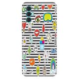 Senada Tecno Spark 8 Pro ile Uyumlu Kılıf Resimli Desenli Silikon Patches