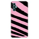 Senada Tecno Spark 8 Pro ile Uyumlu Kılıf Resimli Desenli Silikon Pembe Siyah