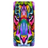 Senada Tecno Spark 8 Pro ile Uyumlu Kılıf Resimli Desenli Silikon Retro Aslan