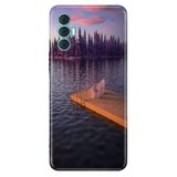 Senada Tecno Spark 8 Pro ile Uyumlu Kılıf Resimli Desenli Silikon Romantik Rıhtım