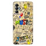 Senada Tecno Spark 8 Pro İle Uyumlu Kılıf Silikon Desenli Tam Koruma Resimli Kapak 80'S Music