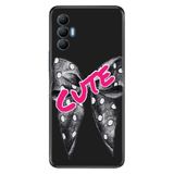 Senada Tecno Spark 8 Pro İle Uyumlu Kılıf Silikon Desenli Tam Koruma Resimli Kapak Cute Kurdele