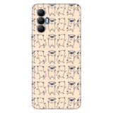 Senada Tecno Spark 8 Pro İle Uyumlu Kılıf Silikon Desenli Tam Koruma Resimli Kapak Pug