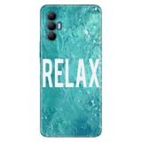 Senada Tecno Spark 8 Pro İle Uyumlu Kılıf Silikon Desenli Tam Koruma Resimli Kapak Relax Mermer