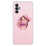 Senada Tecno Spark 8 Pro İle Uyumlu Kılıf Silikon Desenli Tam Koruma Resimli Kapak Saklı Aşk