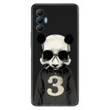 Senada Tecno Spark 8 Pro İle Uyumlu Kılıf Silikon Desenli Tam Koruma Resimli Kapak Skull Panda