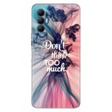 Senada Tecno Spark 8 Pro İle Uyumlu Kılıf Silikon Desenli Tam Koruma Resimli Kapak Too Much