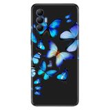 Senada Tecno Spark 8 Pro İle Uyumlu Kılıf Silikon Renkli Desenli Resimli - 2D Kelebekler