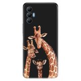 Senada Tecno Spark 8 Pro İle Uyumlu Kılıf Silikon Renkli Desenli Resimli - Aile