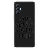 Senada Tecno Spark 8 Pro İle Uyumlu Kılıf Silikon Renkli Desenli Resimli - Anti Social