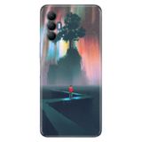 Senada Tecno Spark 8 Pro İle Uyumlu Kılıf Silikon Renkli Desenli Resimli - Big Tree