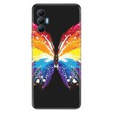 Senada Tecno Spark 8 Pro İle Uyumlu Kılıf Silikon Renkli Desenli Resimli - Butterfly