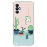 Senada Tecno Spark 8 Pro İle Uyumlu Kılıf Silikon Renkli Desenli Resimli - Cactus Co