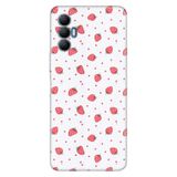 Senada Tecno Spark 8 Pro İle Uyumlu Kılıf Silikon Renkli Desenli Resimli - Çilek