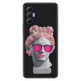 Senada Tecno Spark 8 Pro İle Uyumlu Kılıf Silikon Renkli Desenli Resimli - Cool Tanrıça