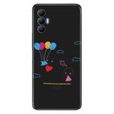 Senada Tecno Spark 8 Pro İle Uyumlu Kılıf Silikon Renkli Desenli Resimli - Çöp Aşk