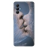 Senada Tecno Spark 8 Pro İle Uyumlu Kılıf Silikon Renkli Desenli Resimli - Dijital Aşk