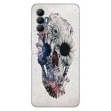 Senada Tecno Spark 8 Pro İle Uyumlu Kılıf Silikon Renkli Desenli Resimli - Dişi Iskelet