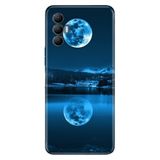 Senada Tecno Spark 8 Pro İle Uyumlu Kılıf Silikon Renkli Desenli Resimli - Dolunay Deniz