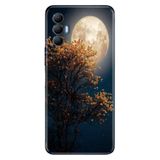 Senada Tecno Spark 8 Pro İle Uyumlu Kılıf Silikon Renkli Desenli Resimli - Dolunay