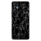 Senada Tecno Spark 8 Pro İle Uyumlu Kılıf Silikon Renkli Desenli Resimli - Face
