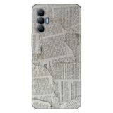 Senada Tecno Spark 8 Pro İle Uyumlu Kılıf Silikon Renkli Desenli Resimli - Gazete News,Color482